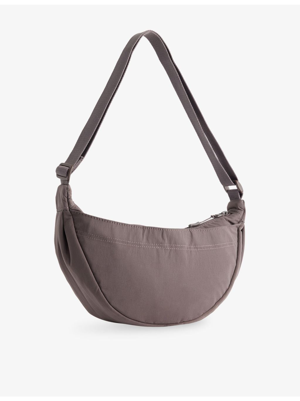 Gymshark pleat nylon crossbody bag with adjustable strap, UK version