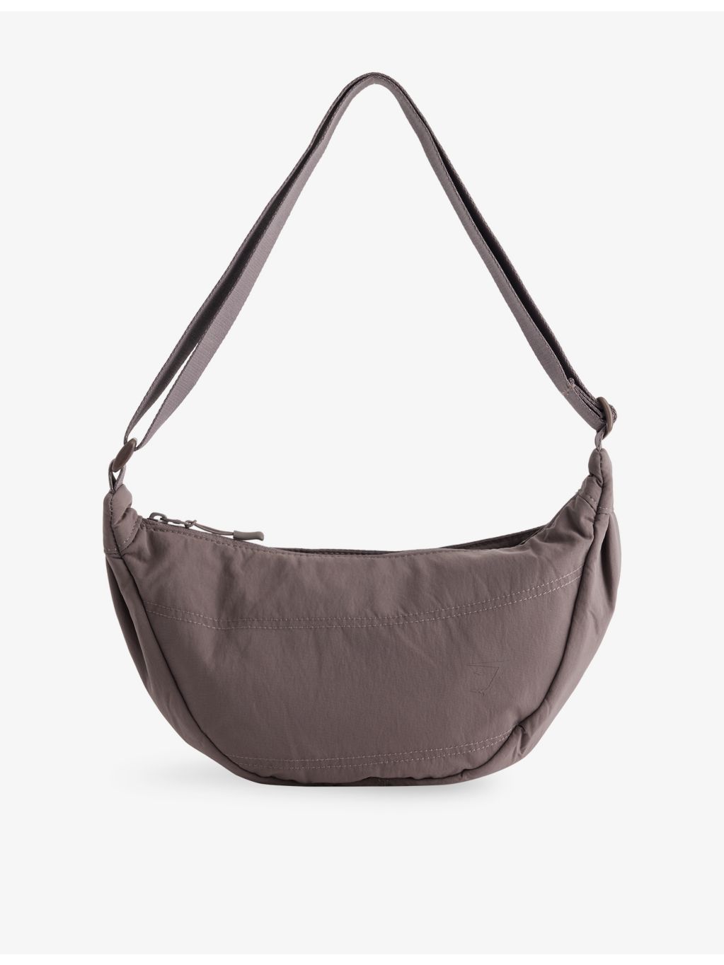 Gymshark pleat nylon crossbody bag with adjustable strap, UK version