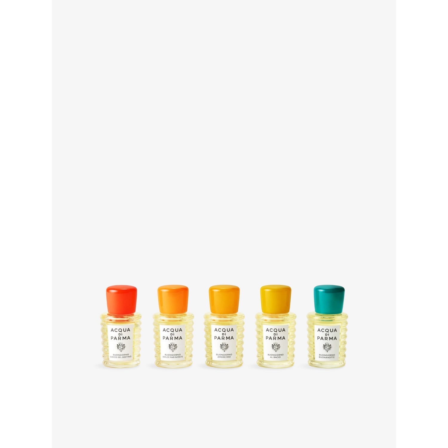 Acqua di Parma Buongiorno fragrance collection 5 x 10ml (British brand)