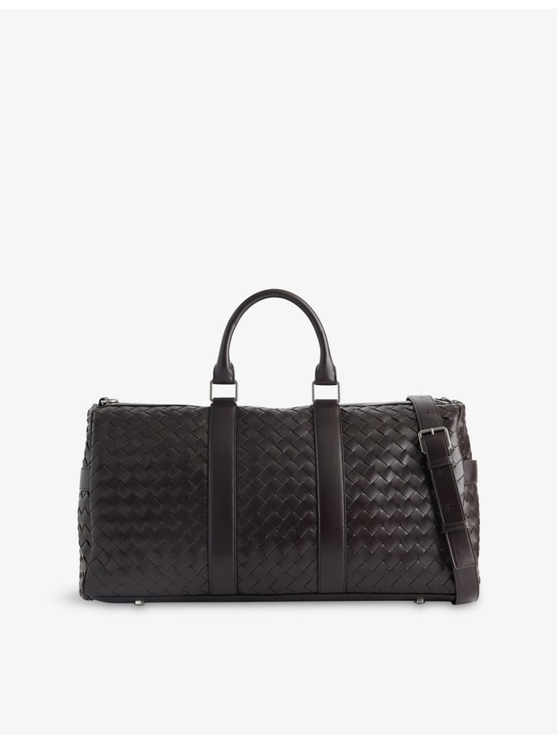 Bottega Veneta Intrecciato medium leather duffle bag, UK version
