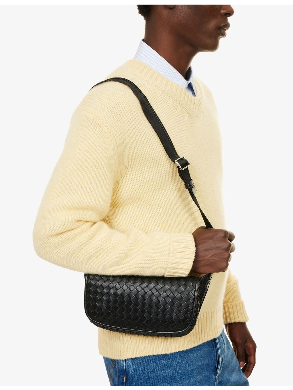 Bottega Veneta leather bum bag - British product