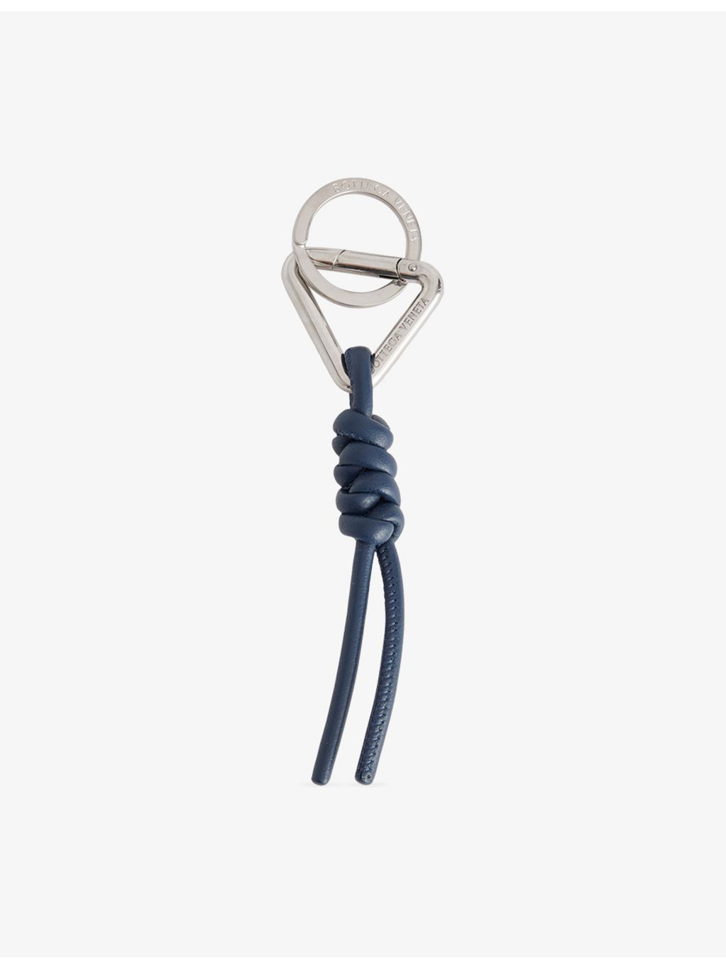 Bottega Veneta Triangle Knot leather keyring, UK version