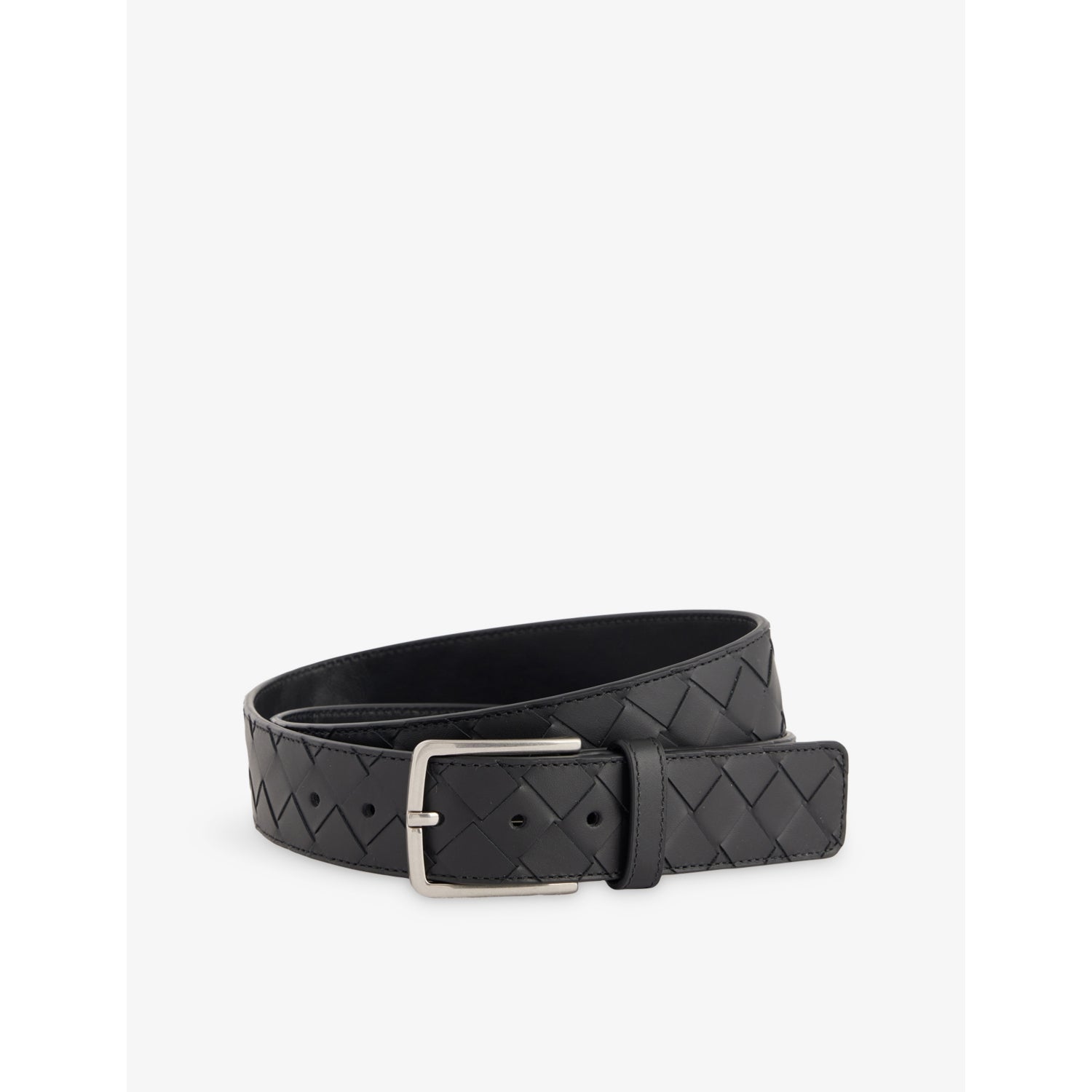 Intrecciato Woven Leather Belt - 30