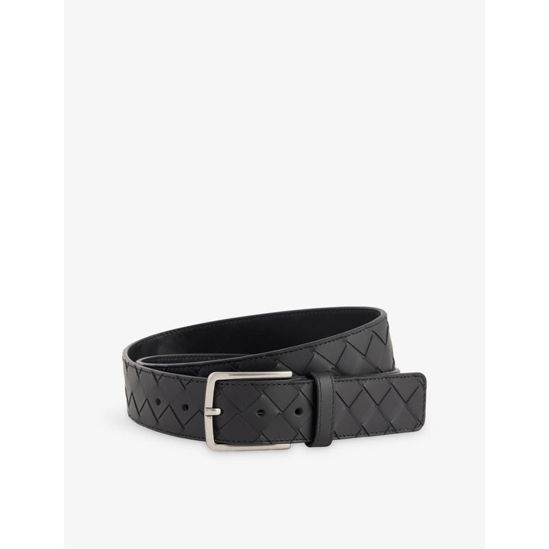 Intrecciato Woven Leather Belt - 30