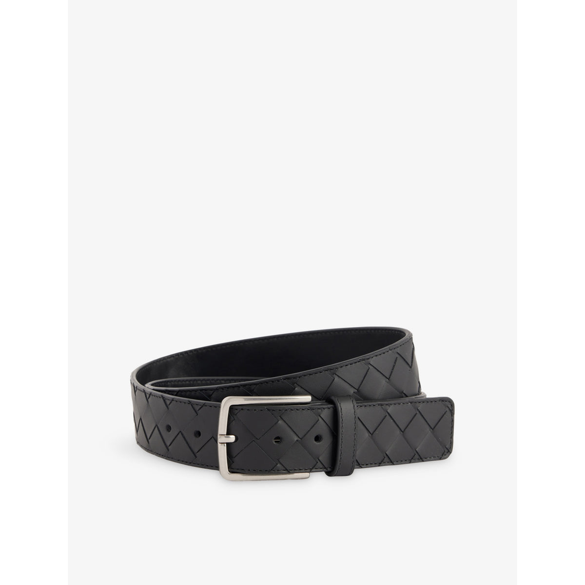 Intrecciato Woven Leather Belt - 30