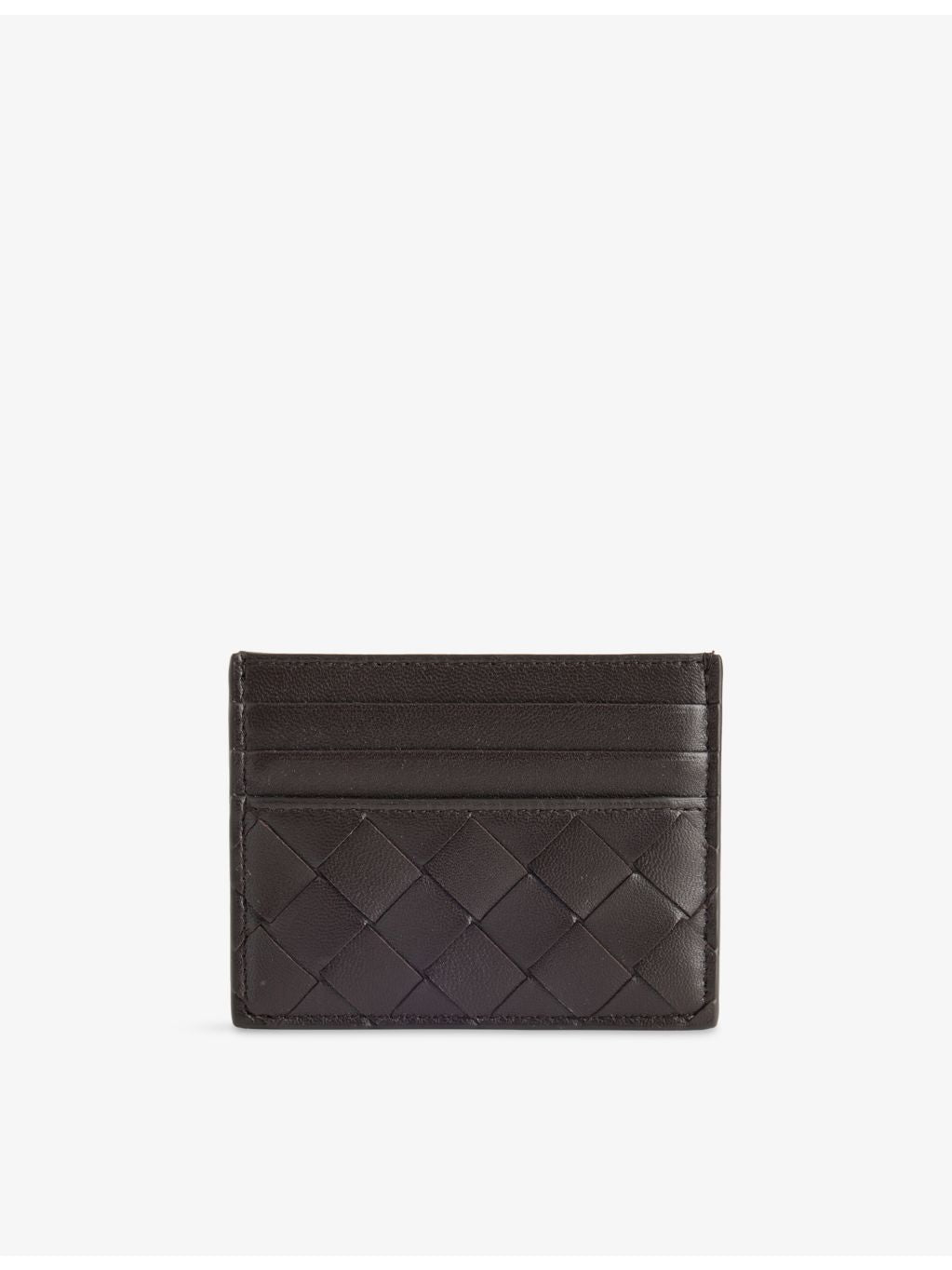 Bottega Veneta Intrecciato weave leather card holder, British product