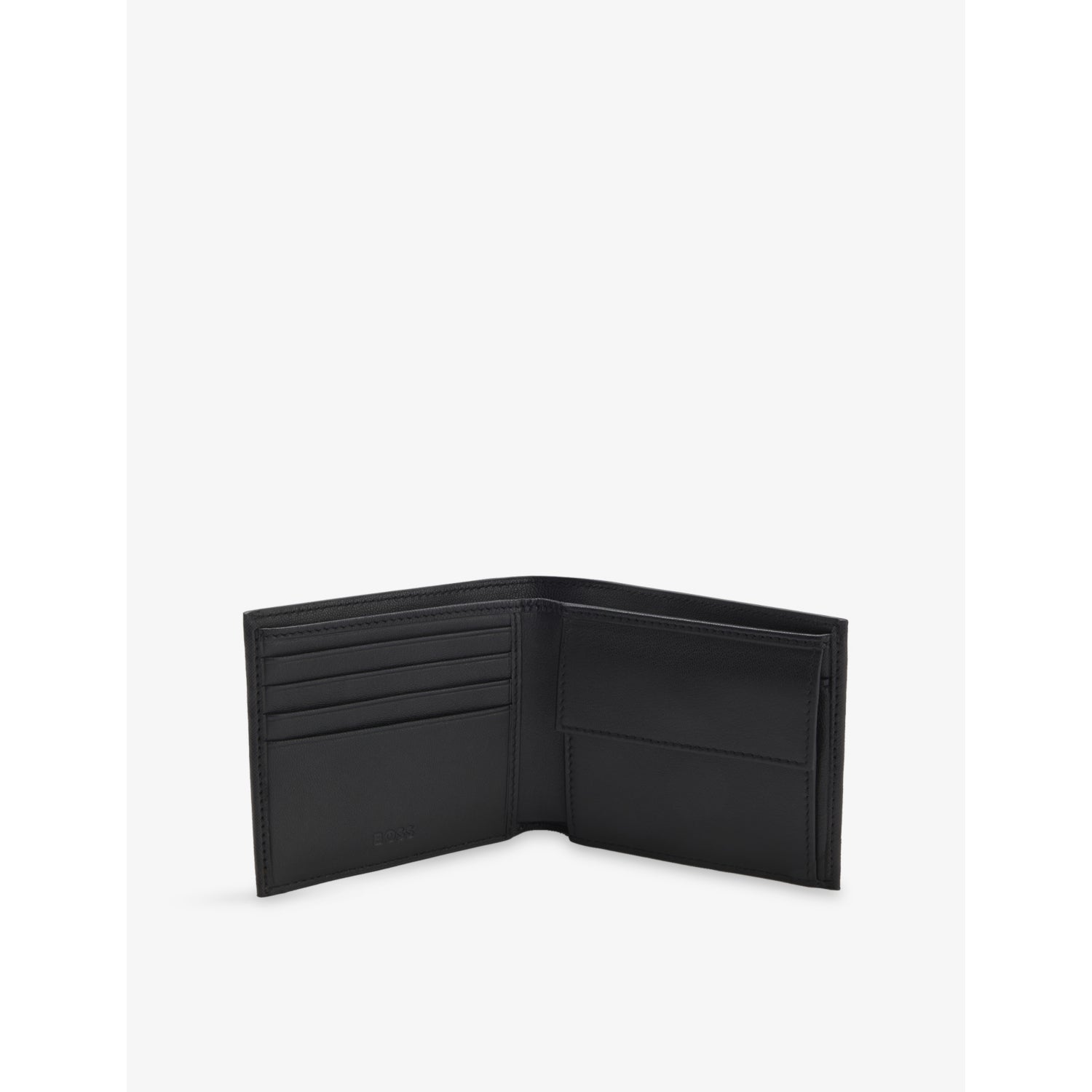 BOSS leather wallet logo plaque 11cm (British brand)