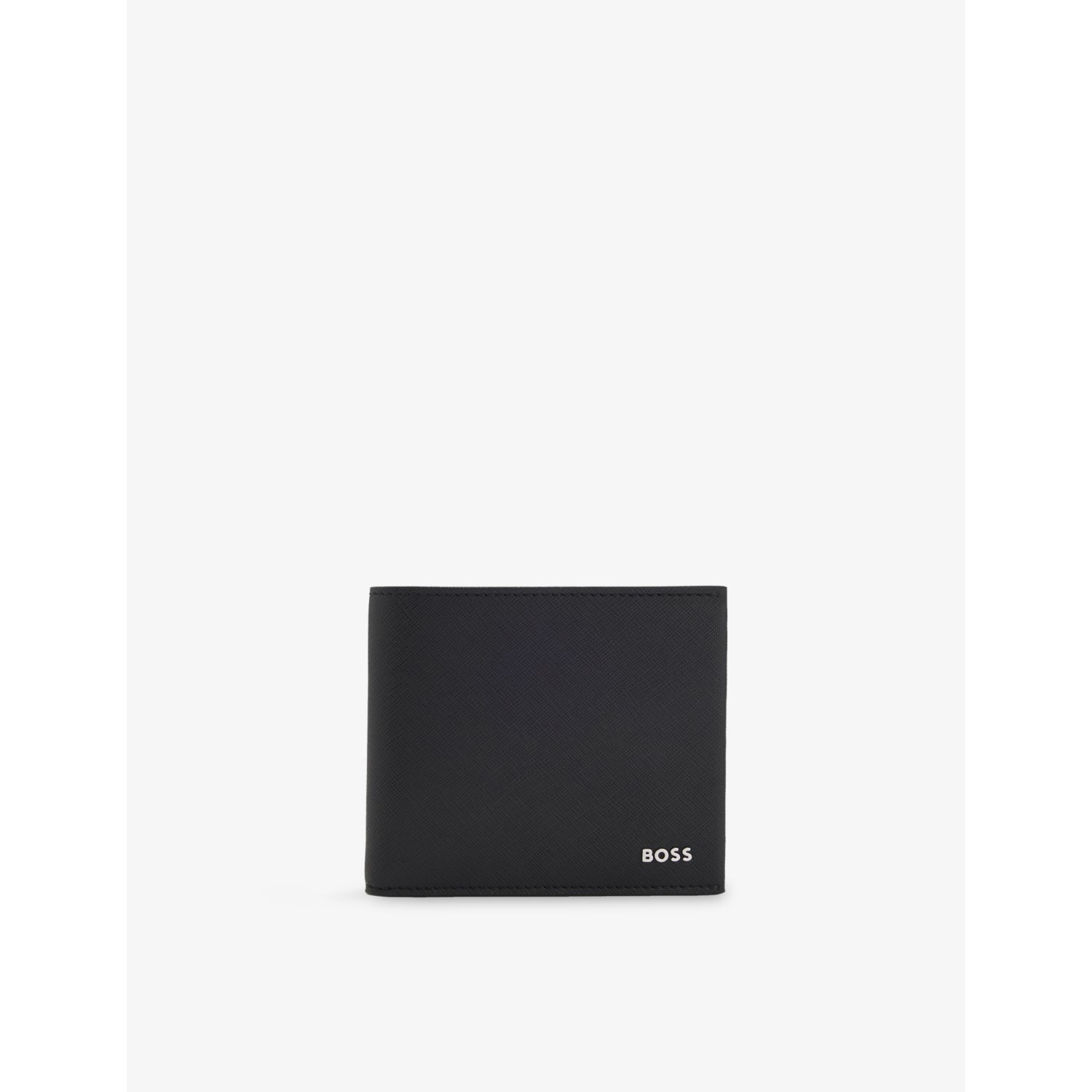 BOSS leather wallet logo plaque 11cm (British brand)