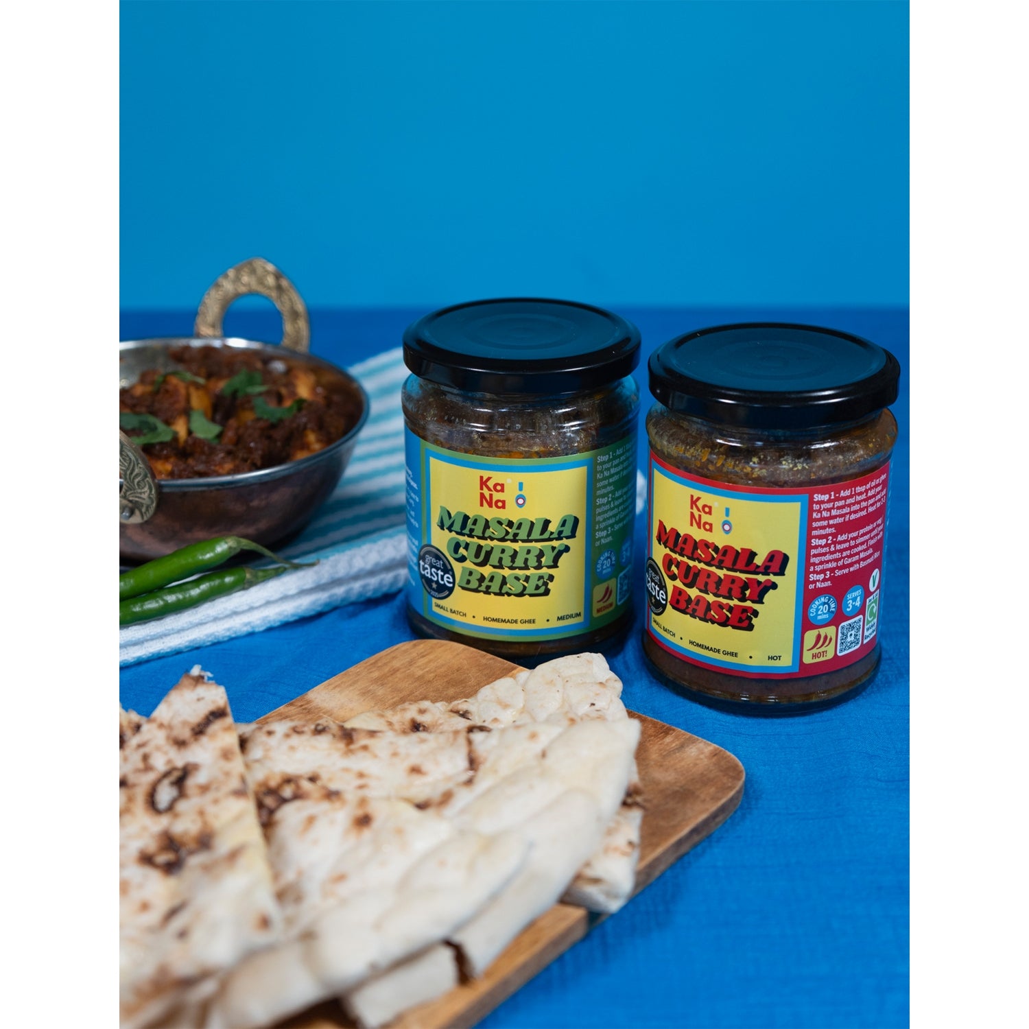 Ka Na brand masala curry base hot 300g, UK version