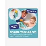 Bluey waterslide bath toy with Bluey figure and bucket 20cm (British brand)