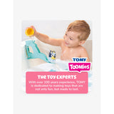 Bluey waterslide bath toy with Bluey figure and bucket 20cm (British brand)