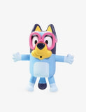 Bluey Swim School bath toy with pink goggles, imported from the UK