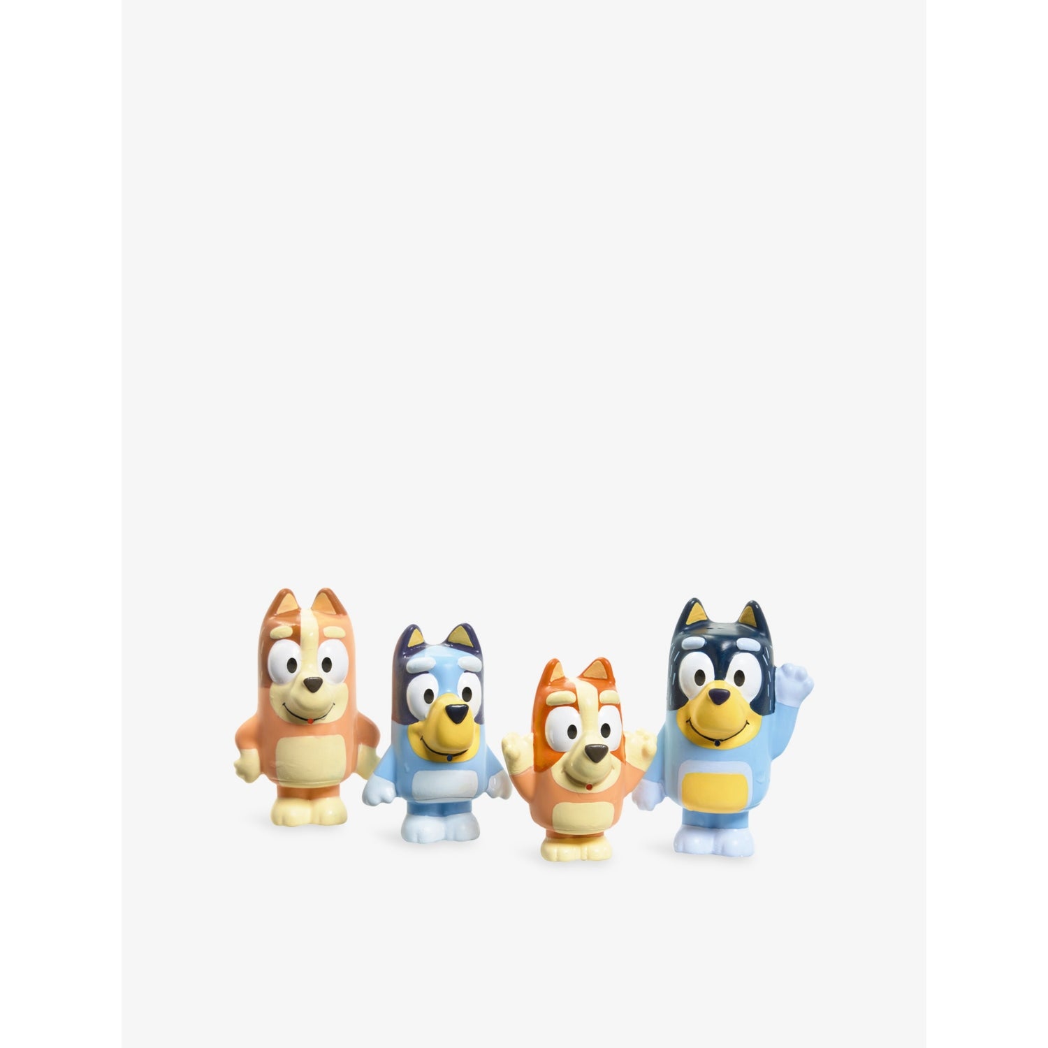 Bluey family bath squirter toys pack of four, imported from the UK