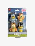 Bluey family bath squirter toys pack of four, imported from the UK