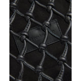 The Frankie Shop Morgan leather macrame pouch (British brand)