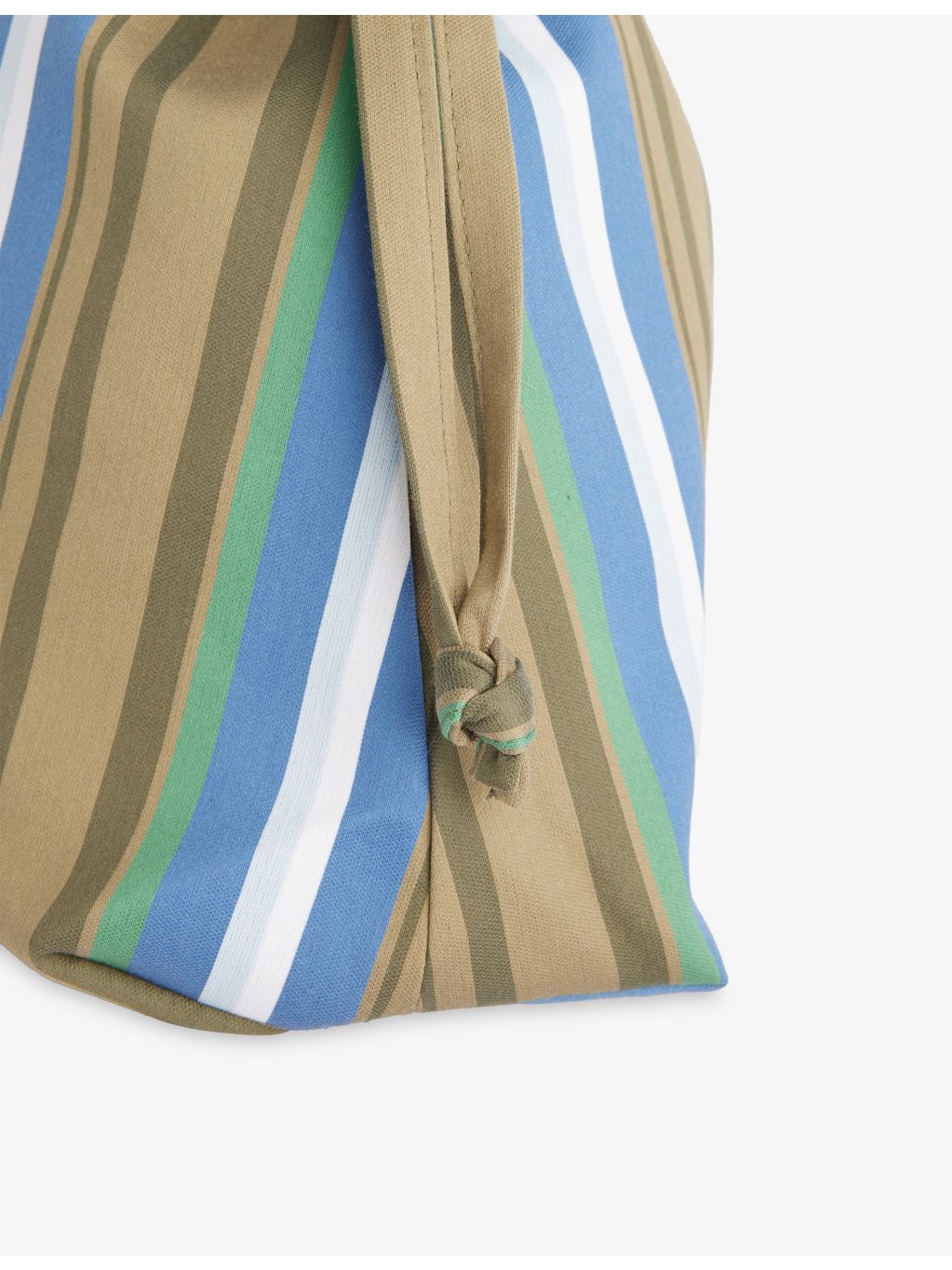 The Frankie Shop striped cotton-blend small pouch (British brand)