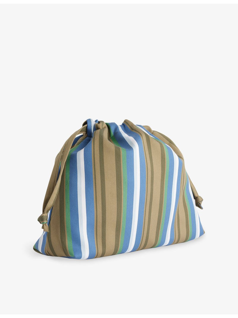 The Frankie Shop striped cotton-blend small pouch (British brand)