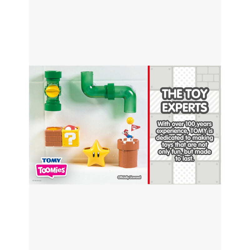 Toomies Mario bath pipe playset, imported from the UK