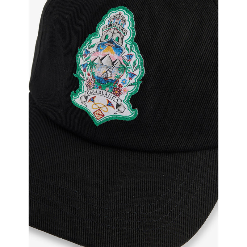 Casablanca brand-patch cotton cap, imported from the UK