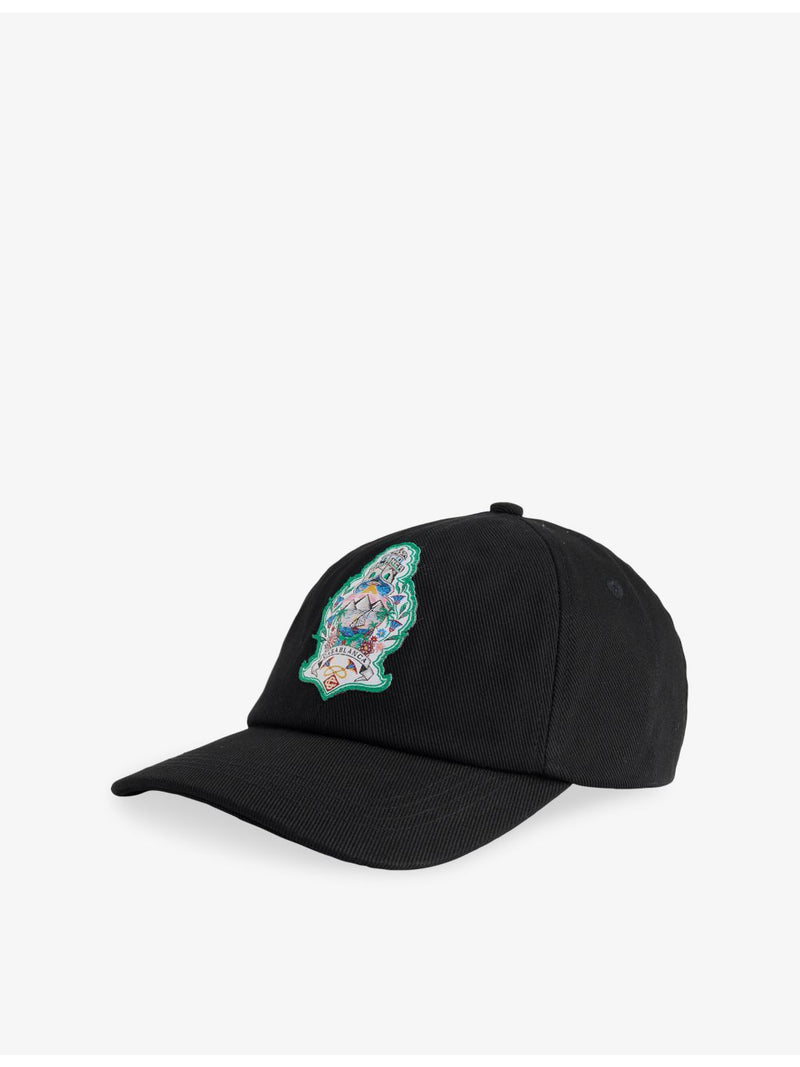 Casablanca brand-patch cotton cap, imported from the UK