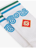 Casablanca crew-length cotton socks, UK version