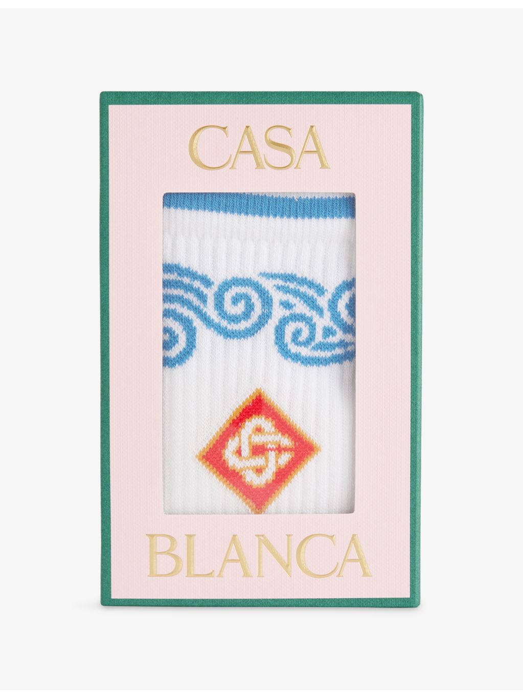 Casablanca crew-length cotton socks, UK version
