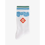 Casablanca crew-length cotton socks, UK version