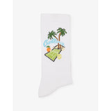 Astral Plane Stretch Cotton-Blend Socks - S/M