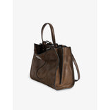 Zadig&Voltaire suede structured handbag with top handle, UK version