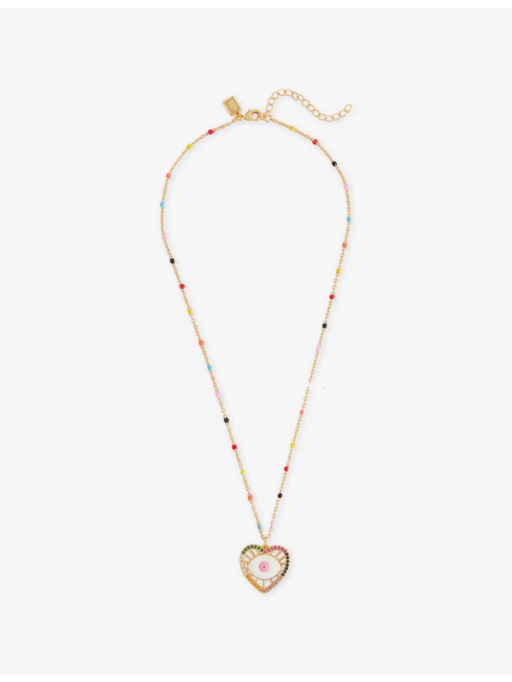 Only Cuteness 18ct gold plated brass heart necklace 45cm - British product