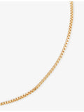Crystal Haze 18ct yellow-gold plated brass chain 50cm (British brand)