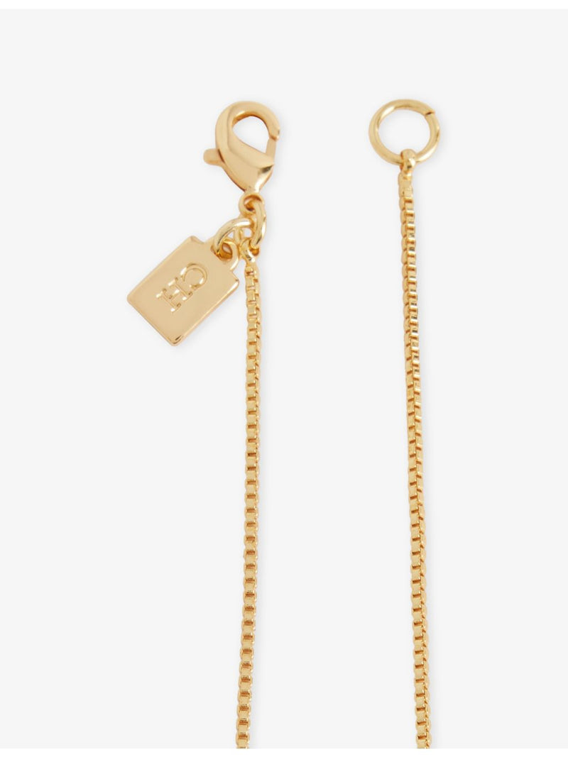 Crystal Haze 18ct yellow-gold plated brass chain 50cm (British brand)