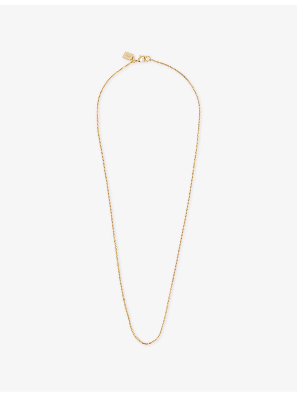 Crystal Haze 18ct yellow-gold plated brass chain 50cm (British brand)