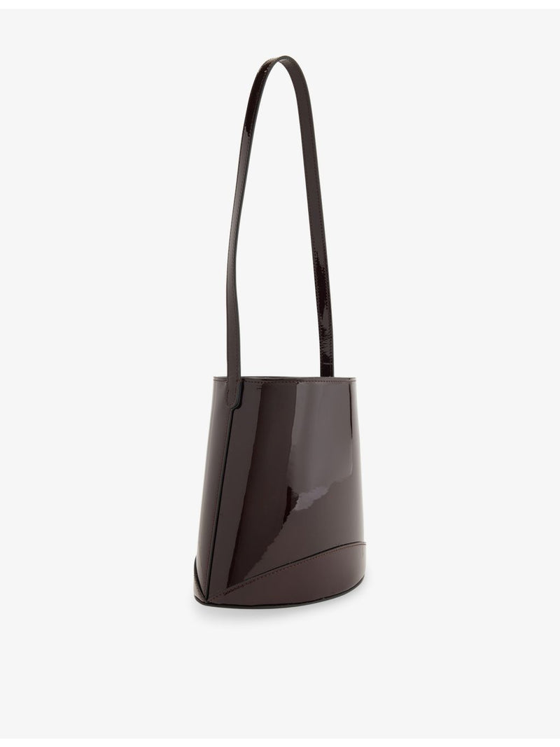 Neous Pardalis leather bucket bag with shoulder strap, UK version