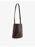 Neous Pardalis leather bucket bag with shoulder strap, UK version