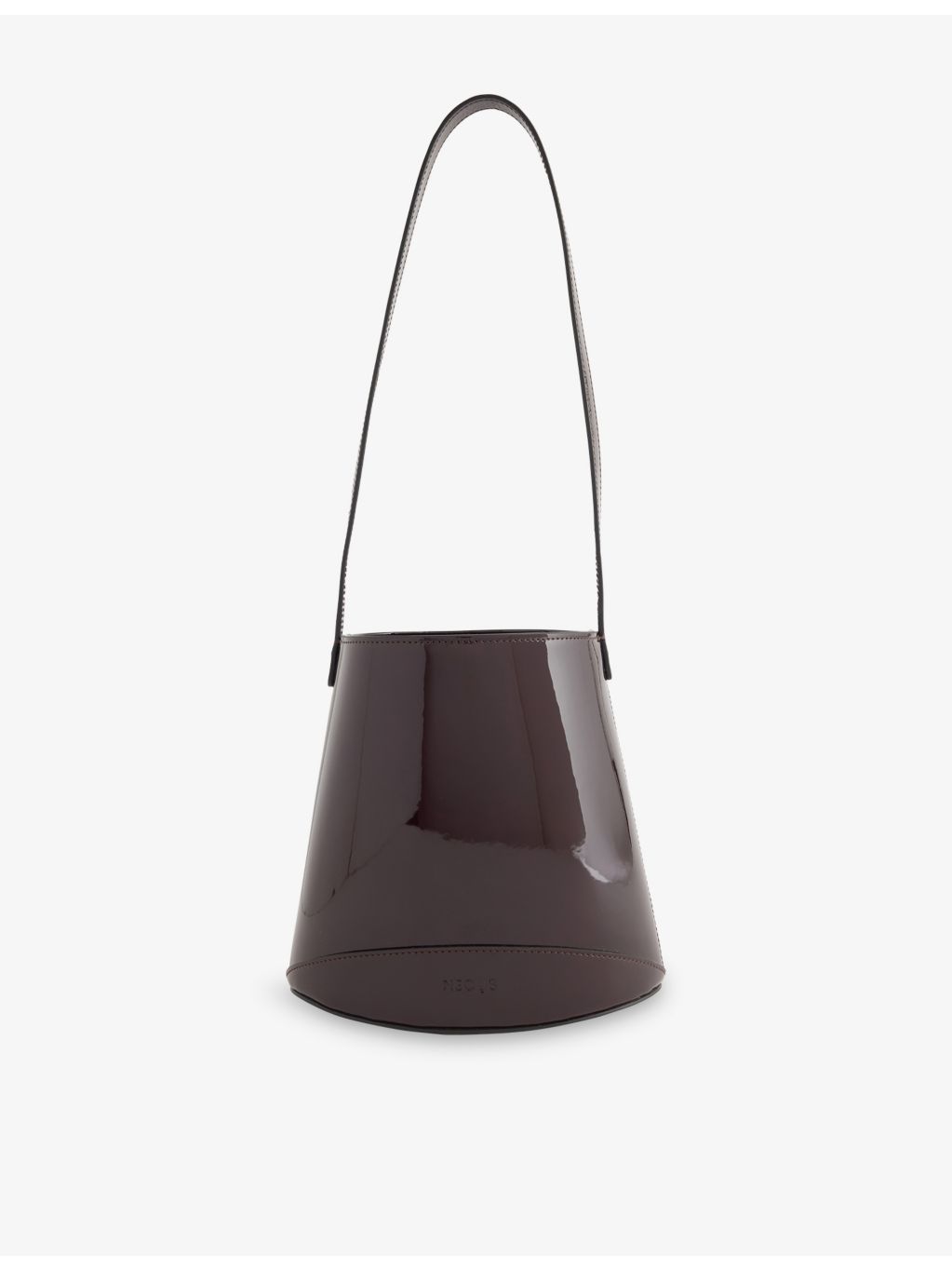 Neous Pardalis leather bucket bag with shoulder strap, UK version
