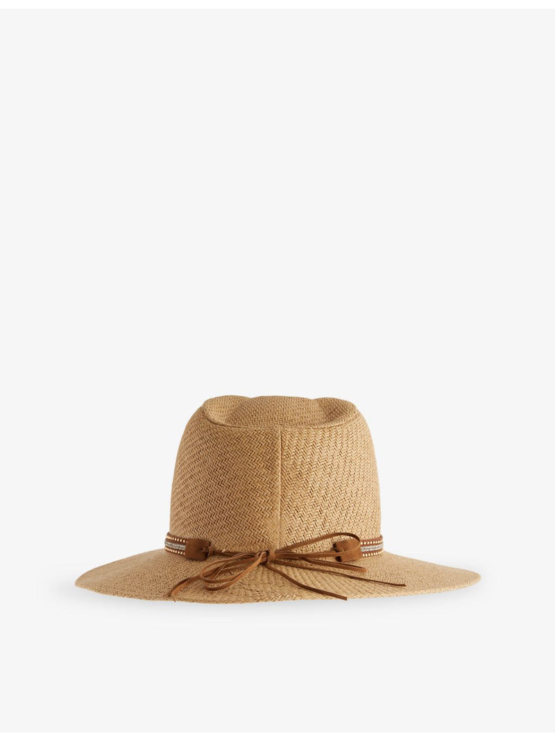 Melissa Odabash Kate woven fedora hat - British product