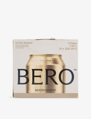 Bero Noon Wheat low-alcoholic beer 4 x 330ml, imported from the UK