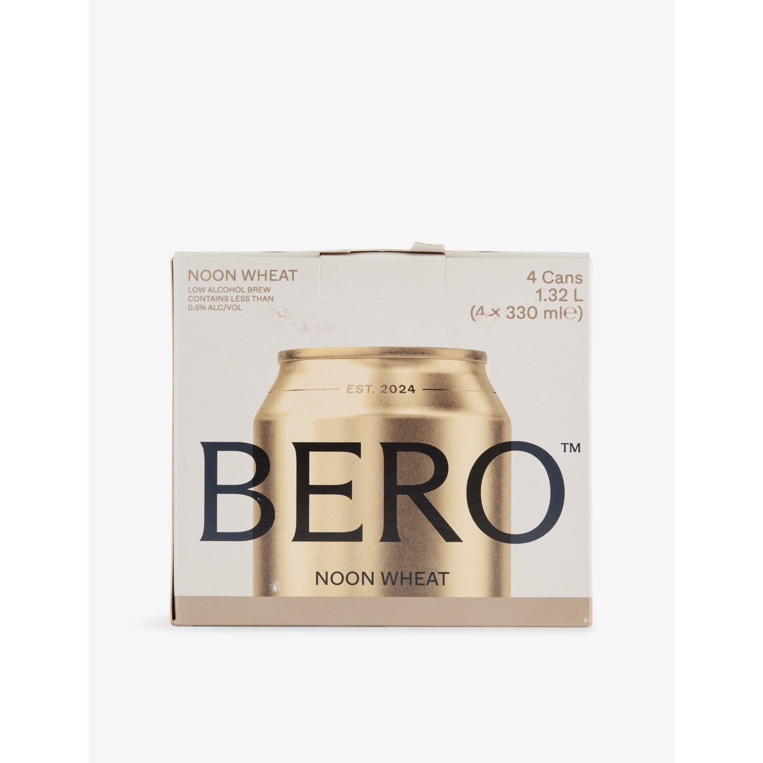 Bero Noon Wheat low-alcoholic beer 4 x 330ml, imported from the UK