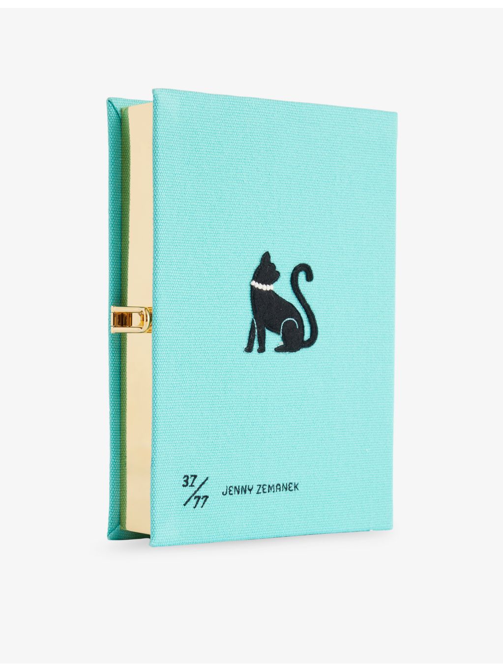 Olympia Le-Tan Breakfast at Tiffany's embroidered book clutch bag - British product