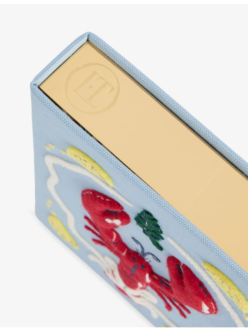 Olympia Le-Tan lobster embroidered book clutch bag (British brand)