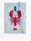 Olympia Le-Tan lobster embroidered book clutch bag (British brand)