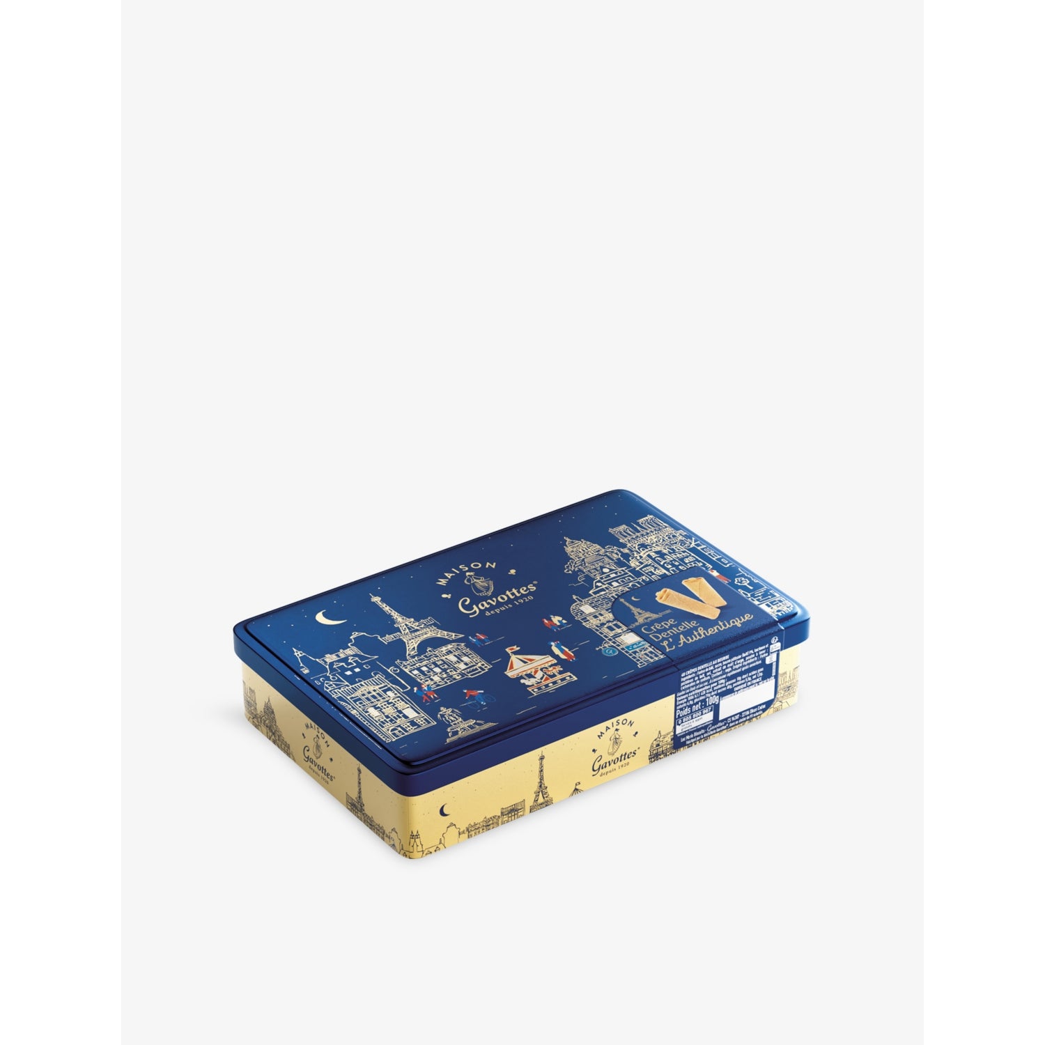 Maison Gavettes crepes dentelle Original 100g tin (British brand)