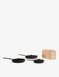 Our Place eight-piece aluminium pan trio set, imported from the UK