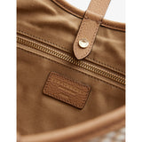 Strathberry Kite Maxi cotton-twill shoulder bag, imported from the UK