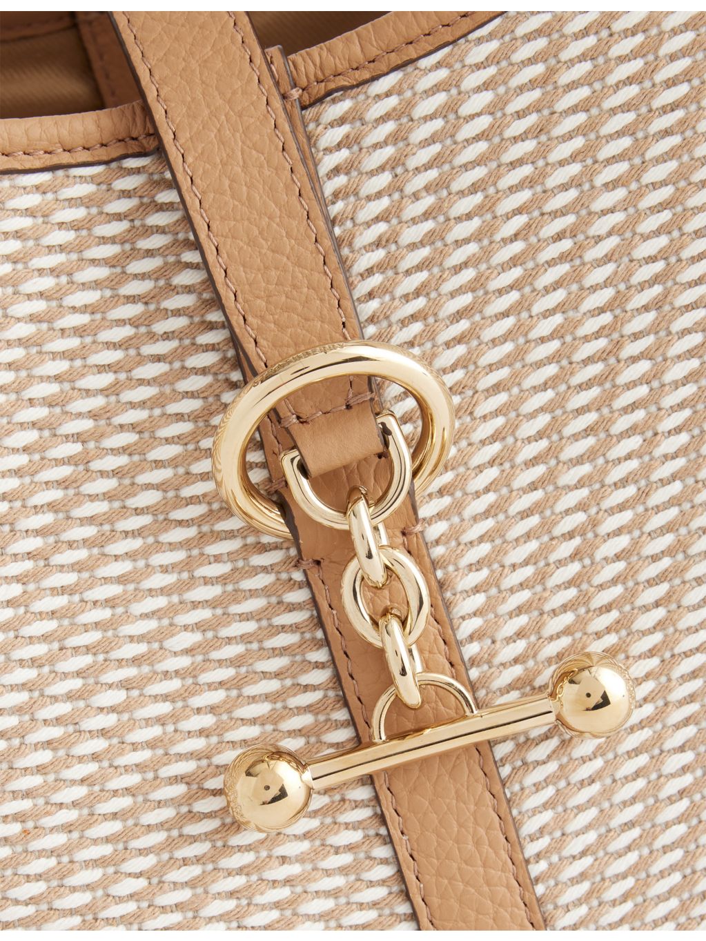 Strathberry Kite Maxi cotton-twill shoulder bag, imported from the UK