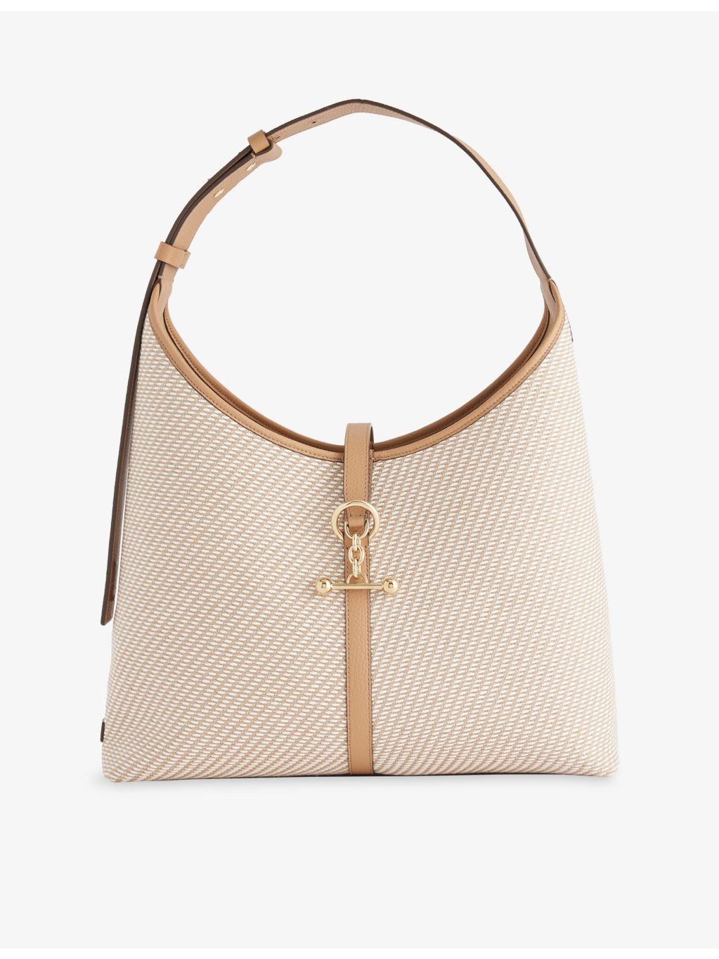 Strathberry Kite Maxi cotton-twill shoulder bag, imported from the UK