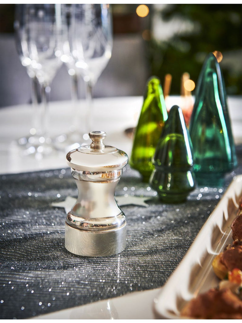 Peugeot Mignon silver-plated salt mill 10cm (British brand)