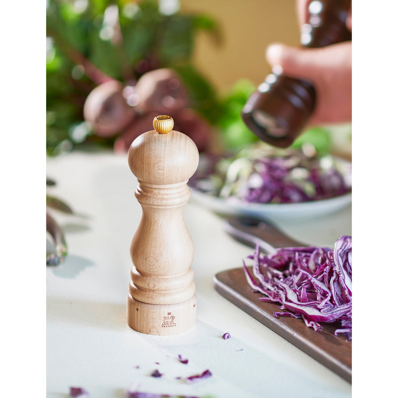 Peugeot wood pepper mill 18cm, imported from the UK