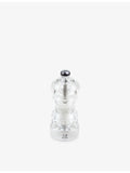 Peugeot Nancy transparent acrylic salt mill 12cm, UK version
